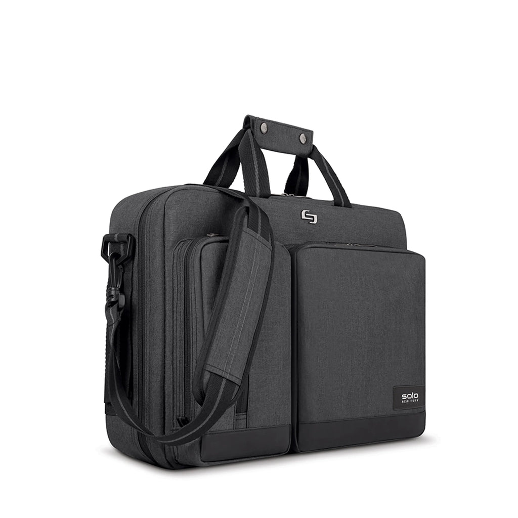 Gray Laptop Briefcase Backpack F723126