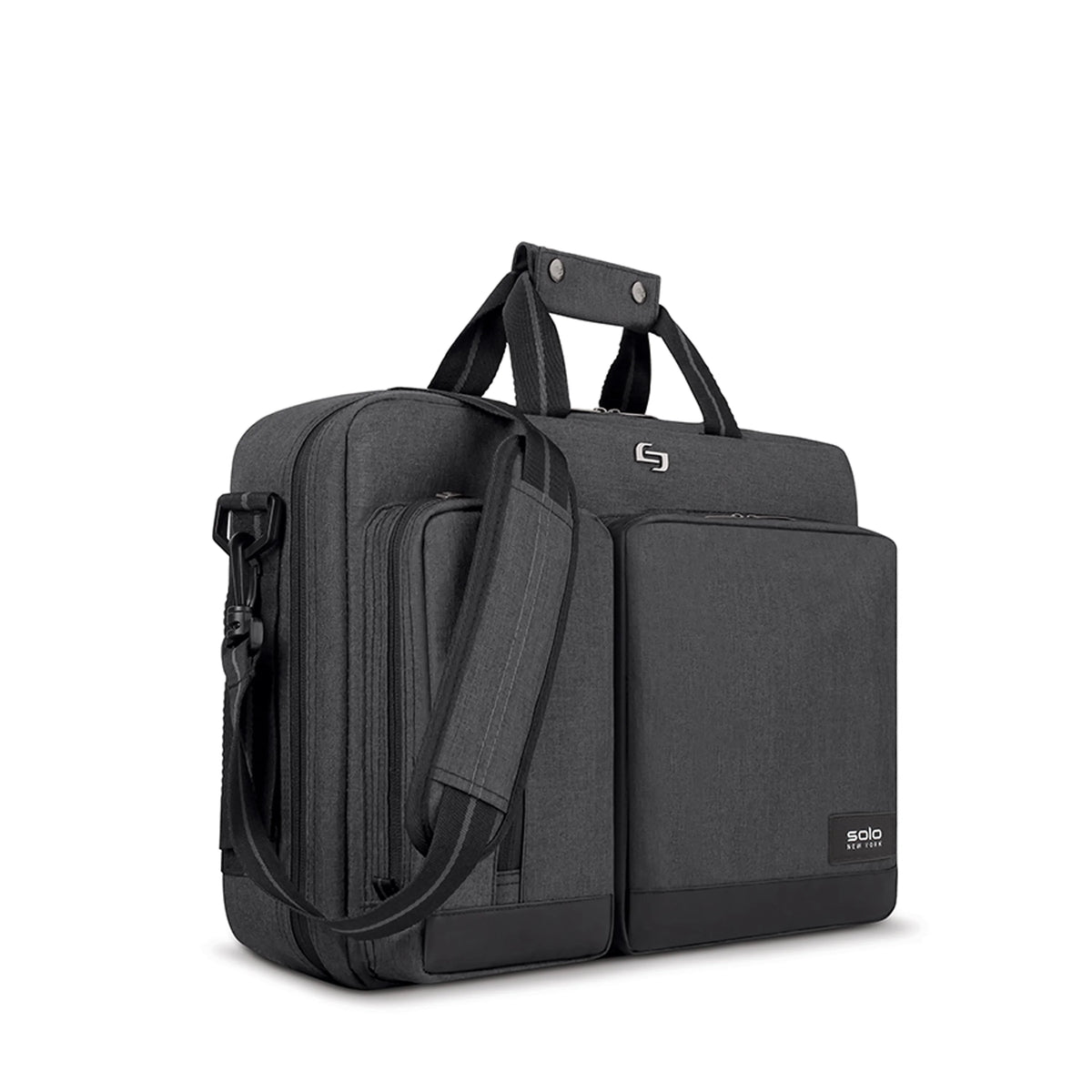 Gray Laptop Briefcase Backpack F723126