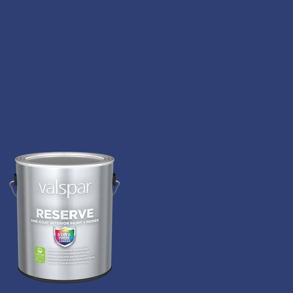 Classic Royal Blue Satin Interior Paint 1 Gallon D904409