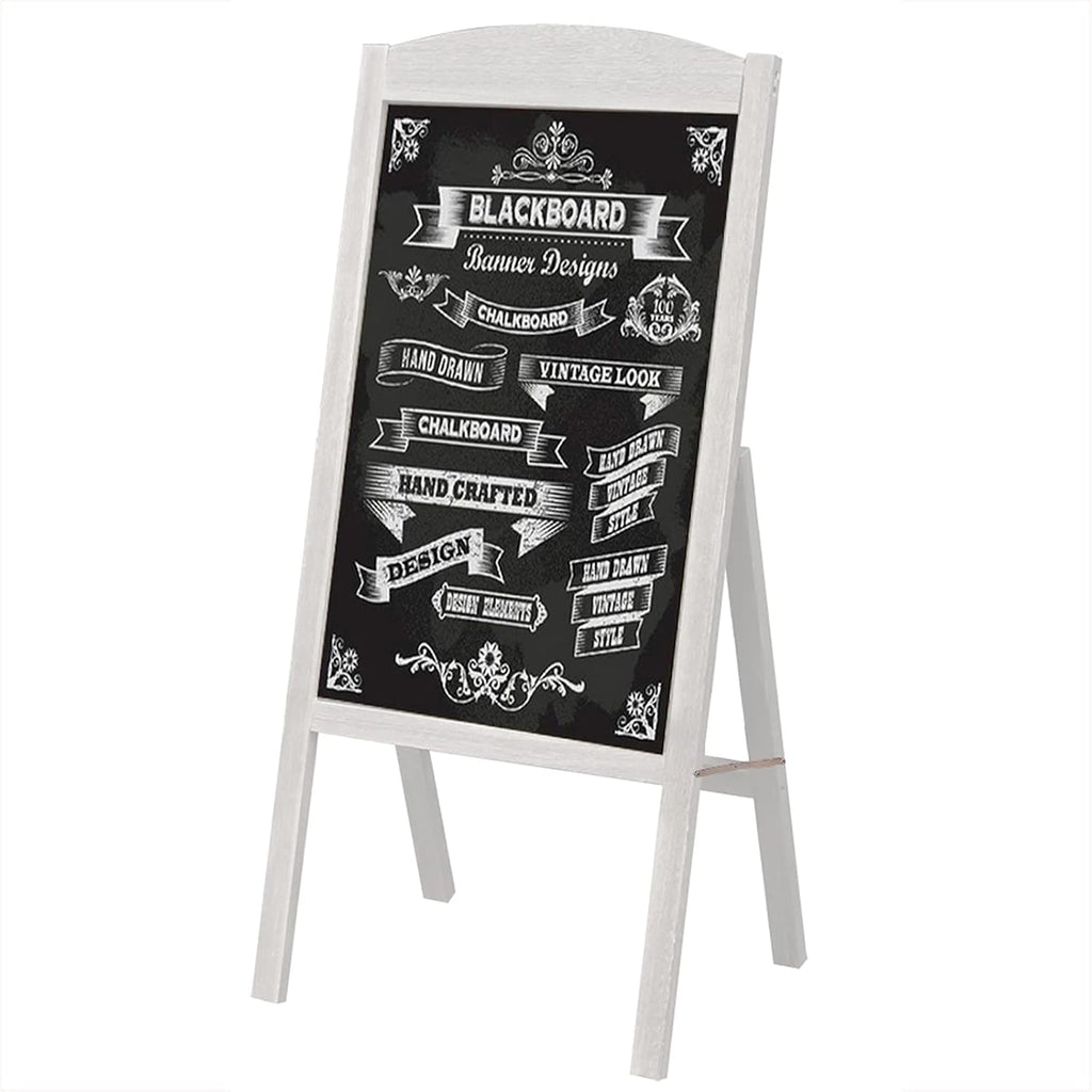 Large 35 x 17 Inch Wood A-Frame Chalkboard Sign Q19120