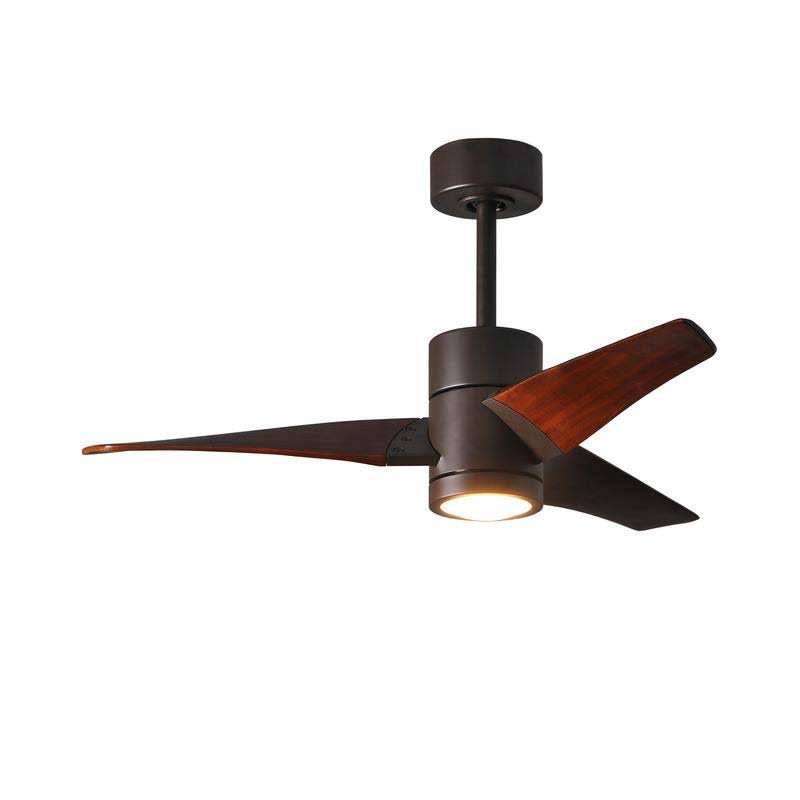 Textured Bronze and Matte White Ceiling Fan V47025