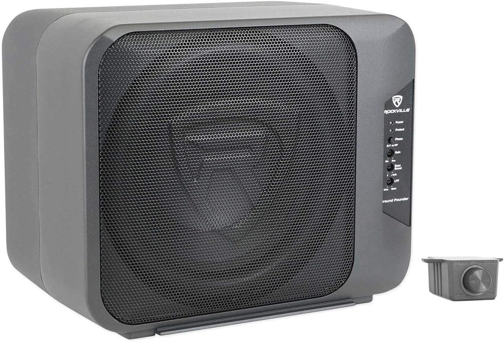 800w Powered Dual 10 Car Subwoofer Aluminum Enclosure X56326
