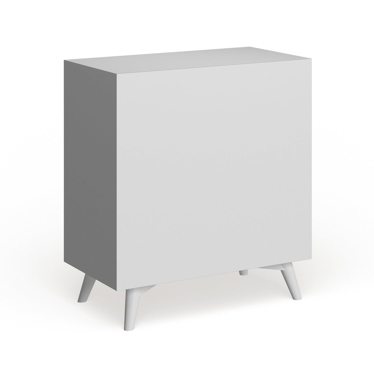 Brown Wood 3-Drawer Small Chest O476