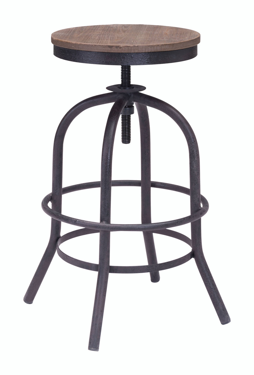 Distressed Natural Counter Stool I383