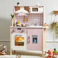 Wooden Kids Play Kitchen with Real Lights & Sounds C47377