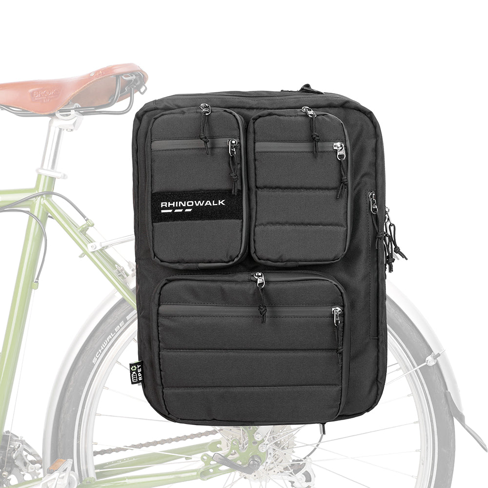 Rearseat Bag for Bikes Large Capacity Cycling Bag with Waterproof Raincover U13791