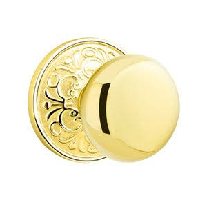 Polished Brass Double Dummy Door Knob X802