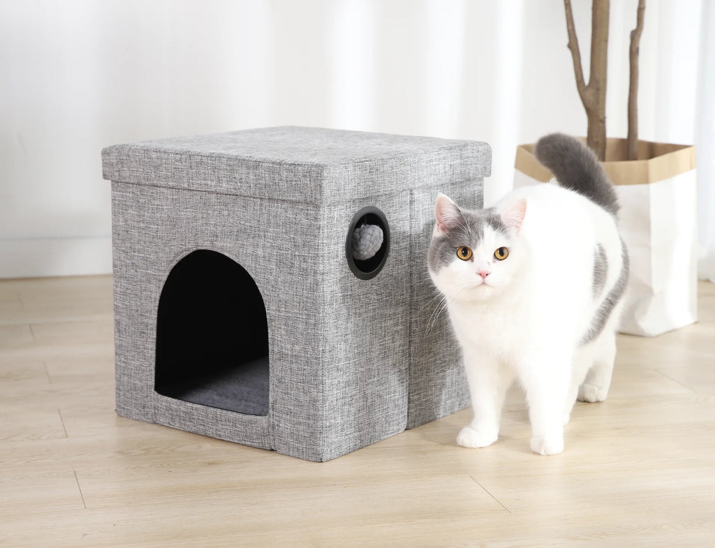 Gray 15" Cat Cube Condo G31066
