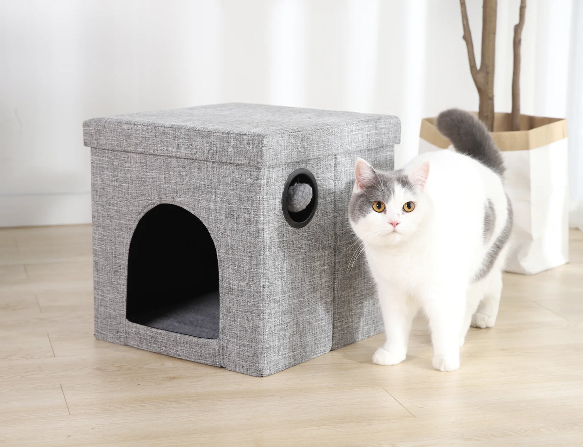 Gray 15" Cat Cube Condo G31066
