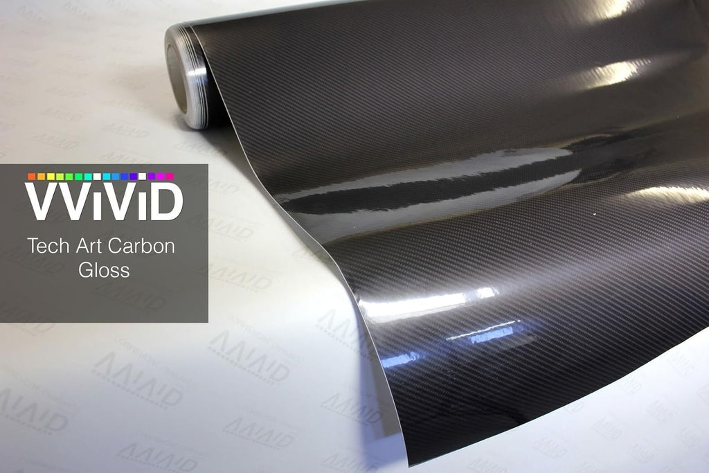 High Gloss Black 3D Carbon Fiber Look Cast Vinyl Wrap (5ft x 5ft) Pack of 2 O795