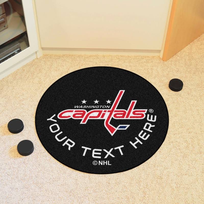 Personalized Hockey Puck Mat D889795