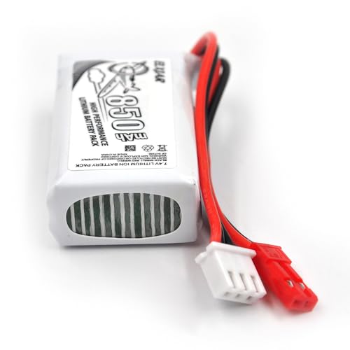 7.4V 850mAh LiPo Battery with JST Plug I1399