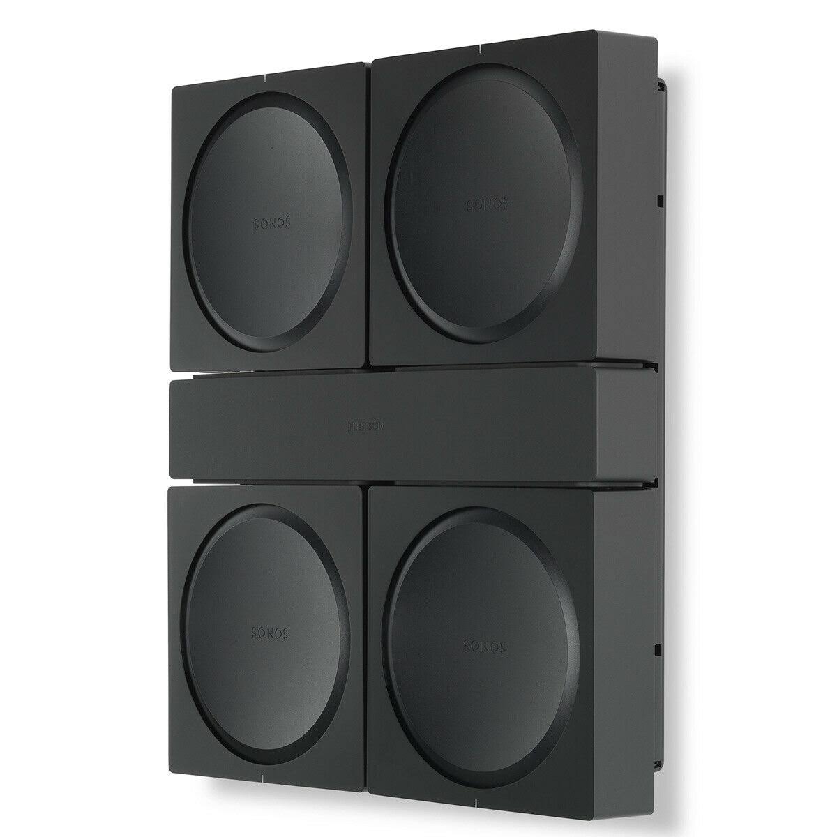 Wall Mount for 4 Amps - Black Q164303