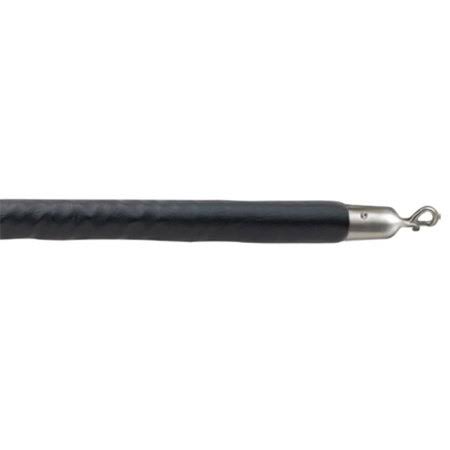 Black Vinyl Rope with Satin S/S Hooks M360