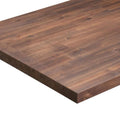 4-ft Espresso Stained Straight Butcher Block Acacia Kitchen Countertop in Brown L737