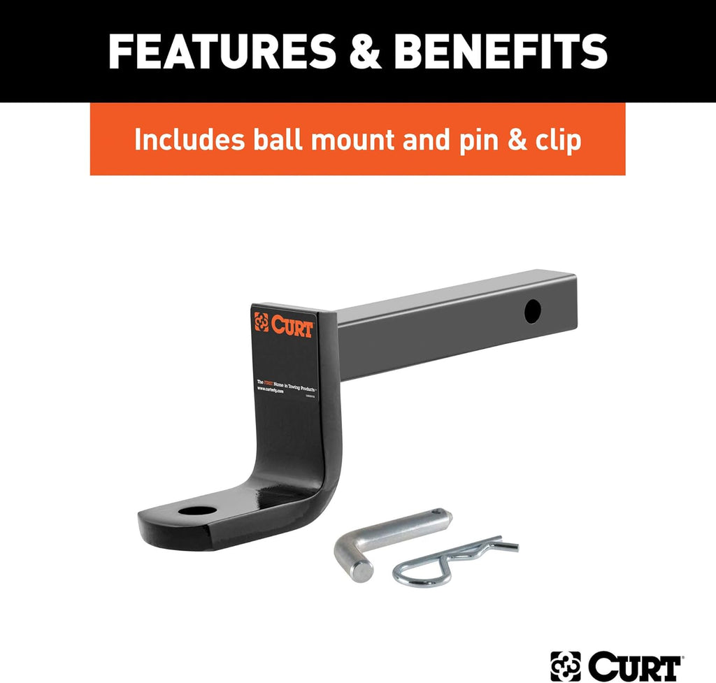 Class 1 Trailer Hitch with Ball Mount, 1-1/4-In Receiver Z376500
