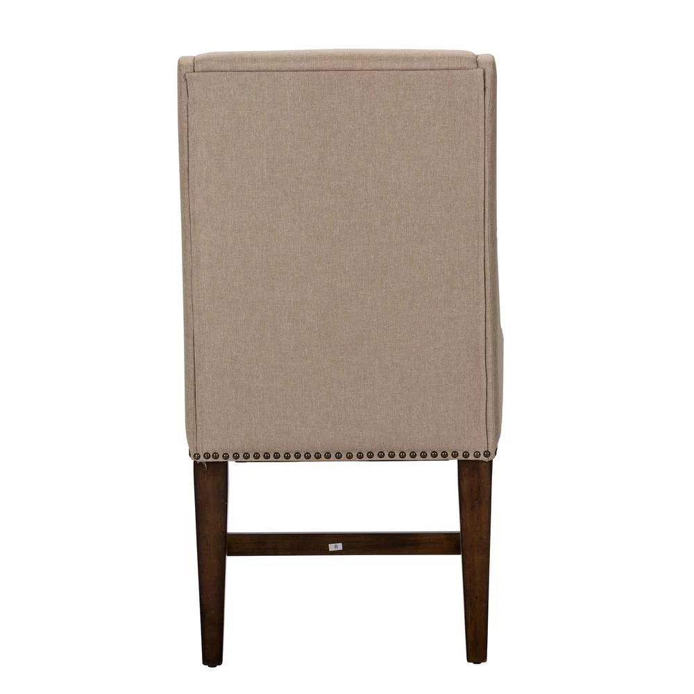 Set of 2 Medium Brown Dining Chairs B50624