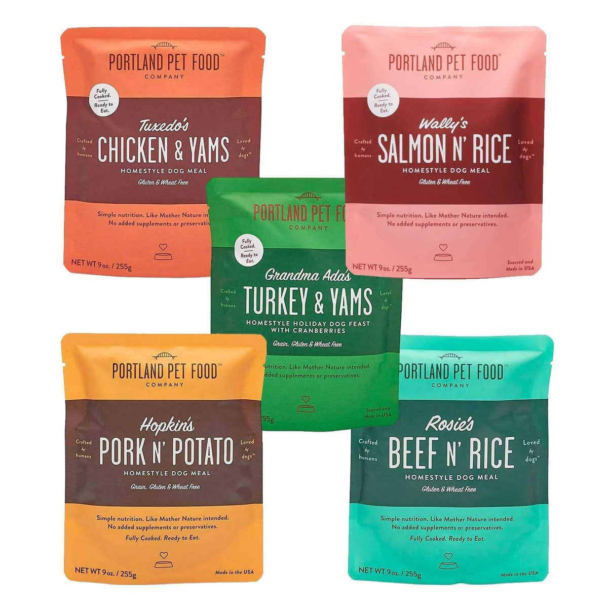 Human-Grade Dog Food Pouch D874