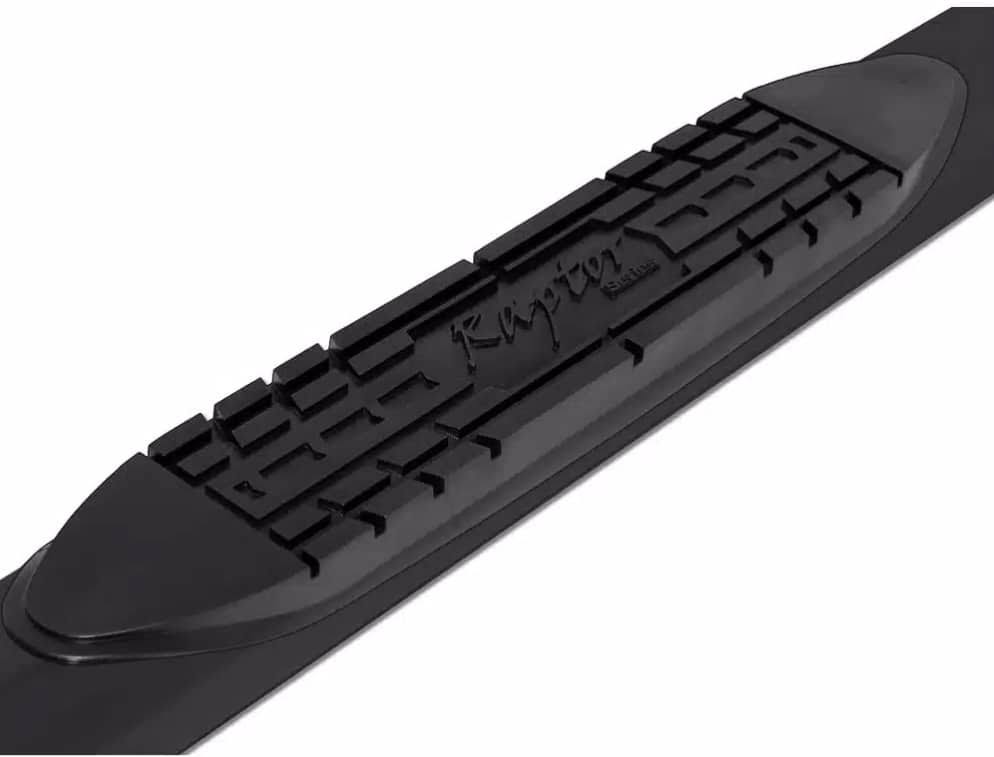 Black Curved Oval Side Step Bars B60373
