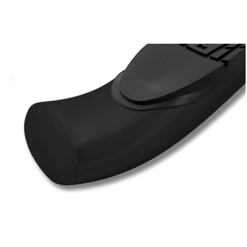 Black Curved Oval Side Step Bars B60373