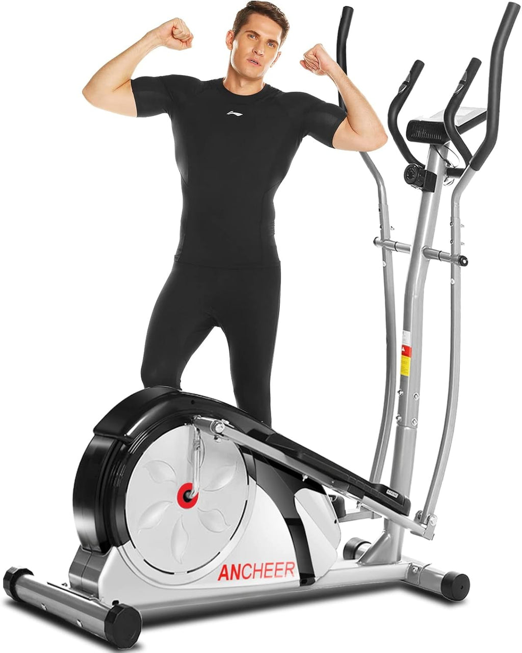 Elliptical Machine with Magnetic Resistance and LCD Monitor O8023