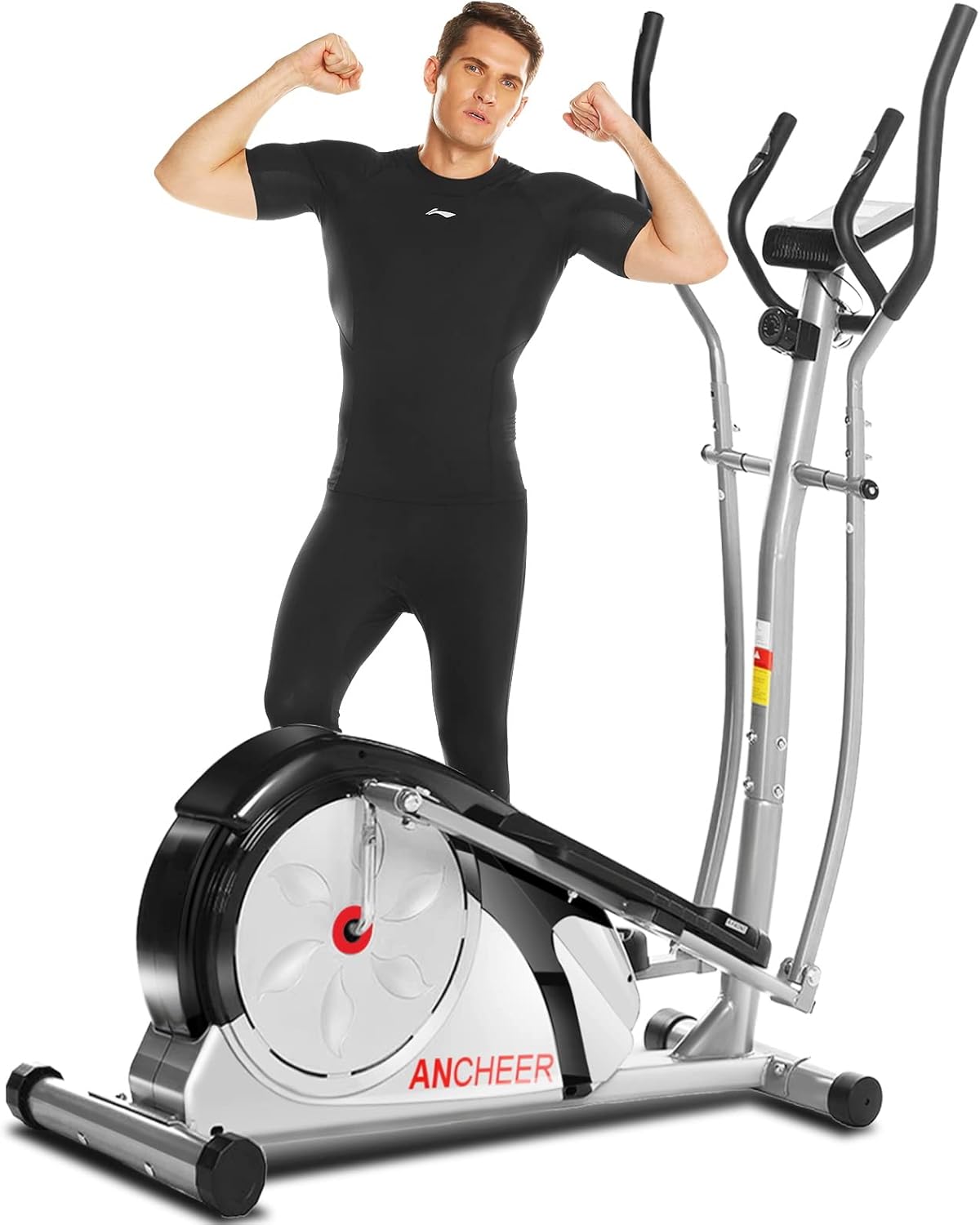 Elliptical Machine with Magnetic Resistance and LCD Monitor O8023