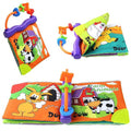 Soft Cloth Book with Teether Rings Infant Developmental Toy L583