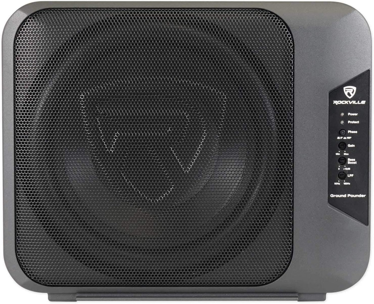 800w Powered Dual 10 Car Subwoofer Aluminum Enclosure X56326