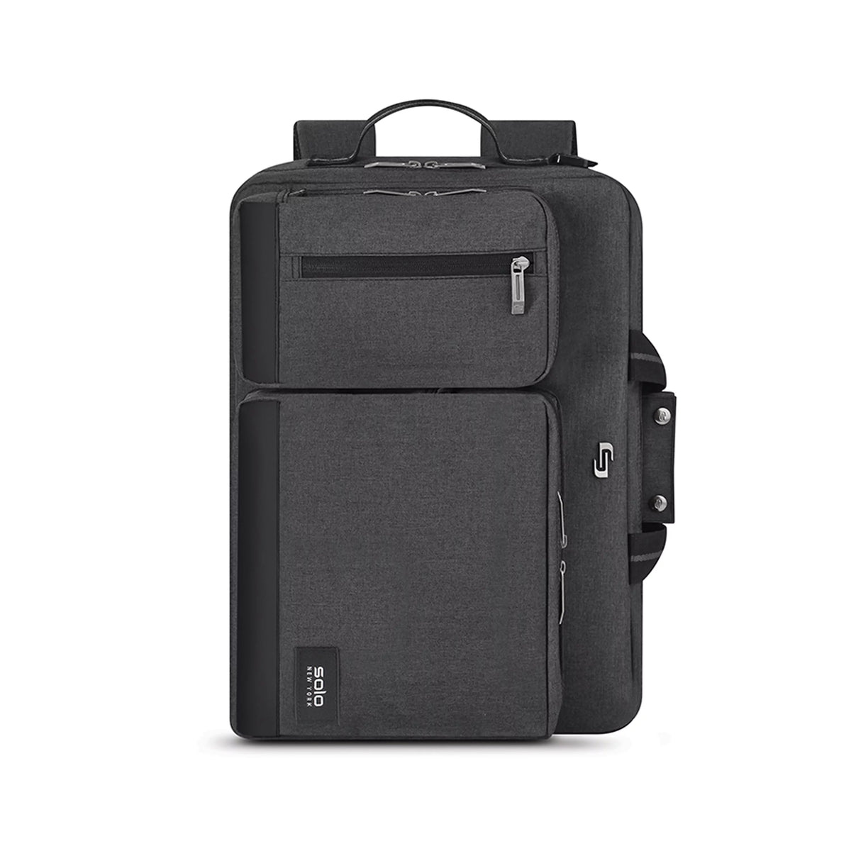 Gray Laptop Briefcase Backpack F723126