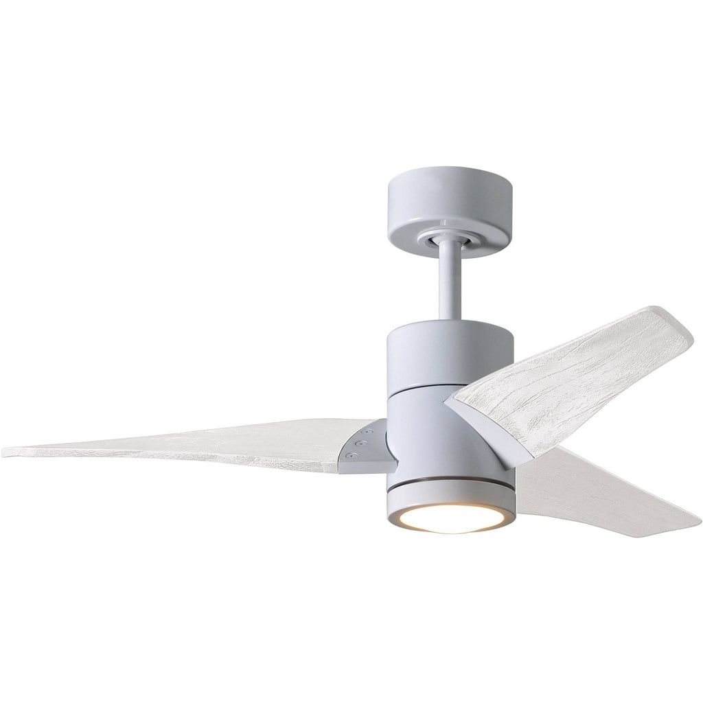 Textured Bronze and Matte White Ceiling Fan V47025