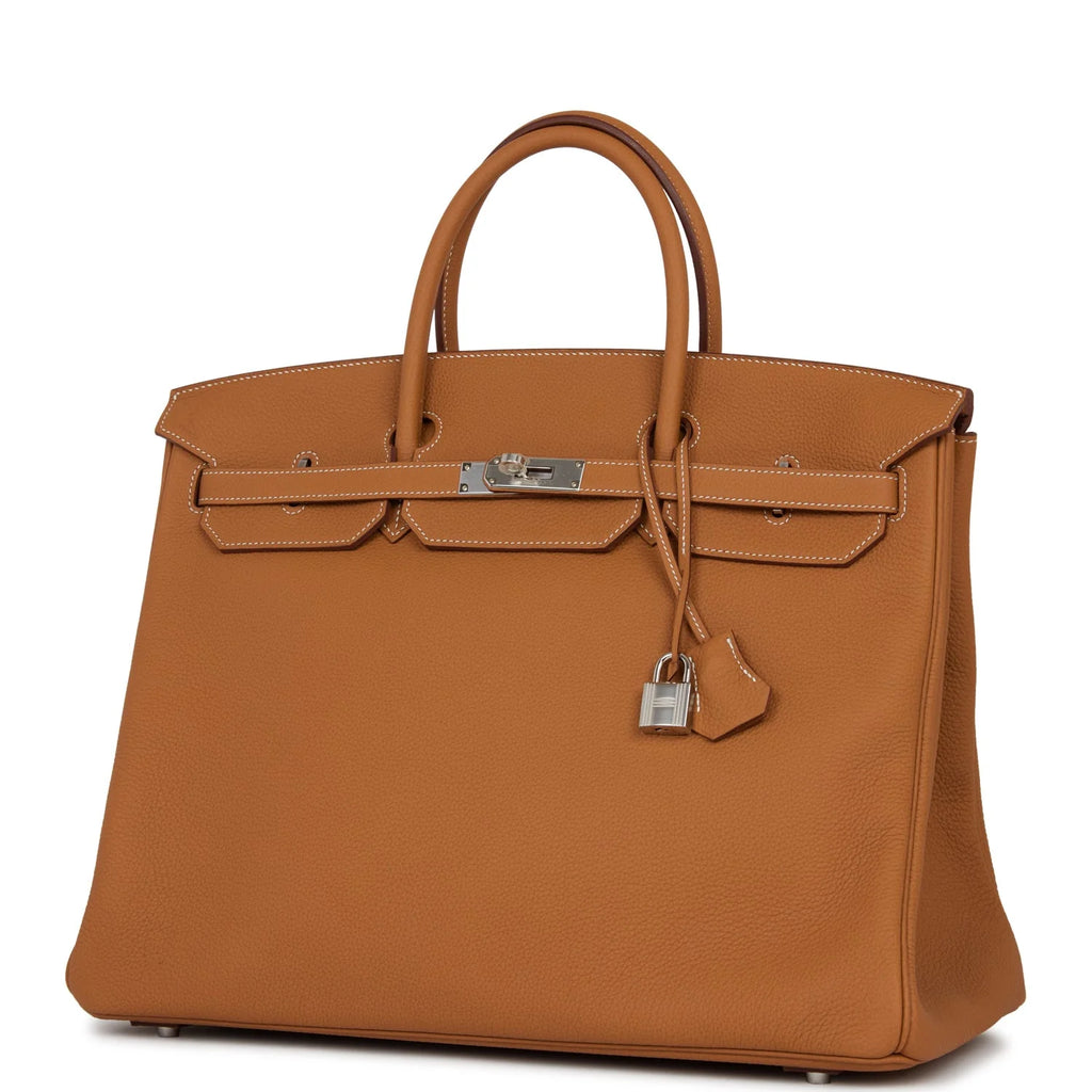 Gold Togo Palladium Hardware Handbag E553