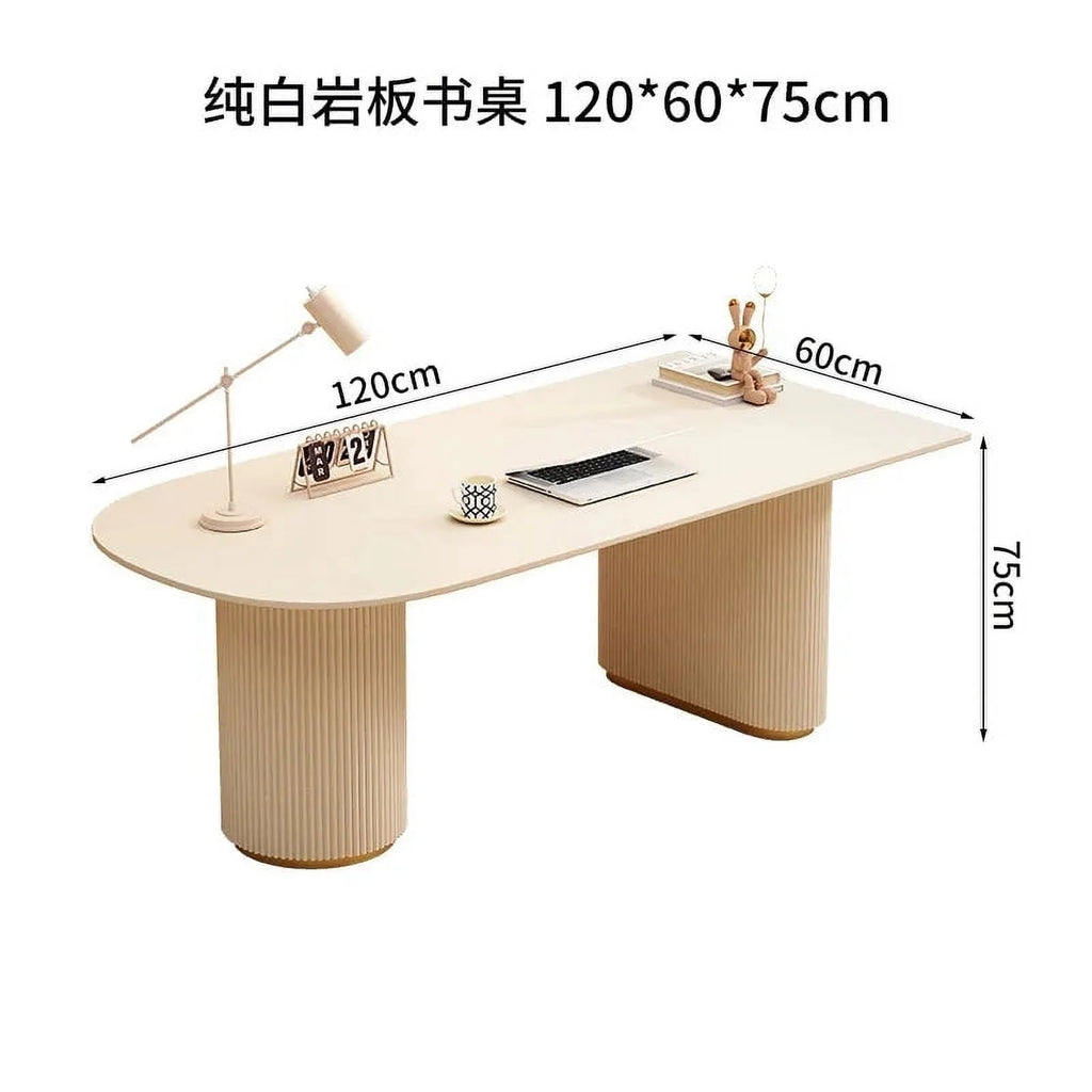 White Standing Computer Desk E8180