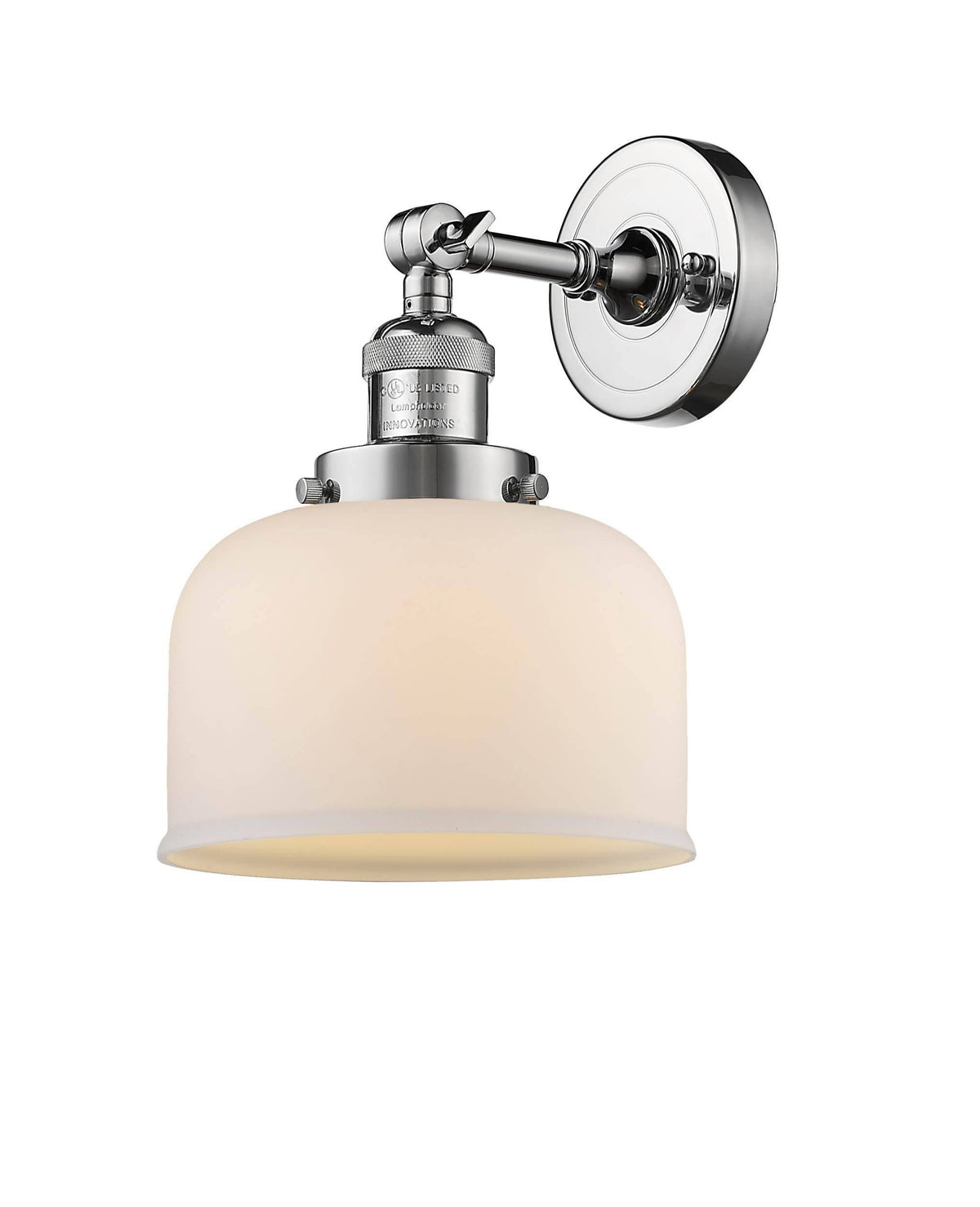 Large Bell 1 Light Sconce LED (Chrome) G6517
