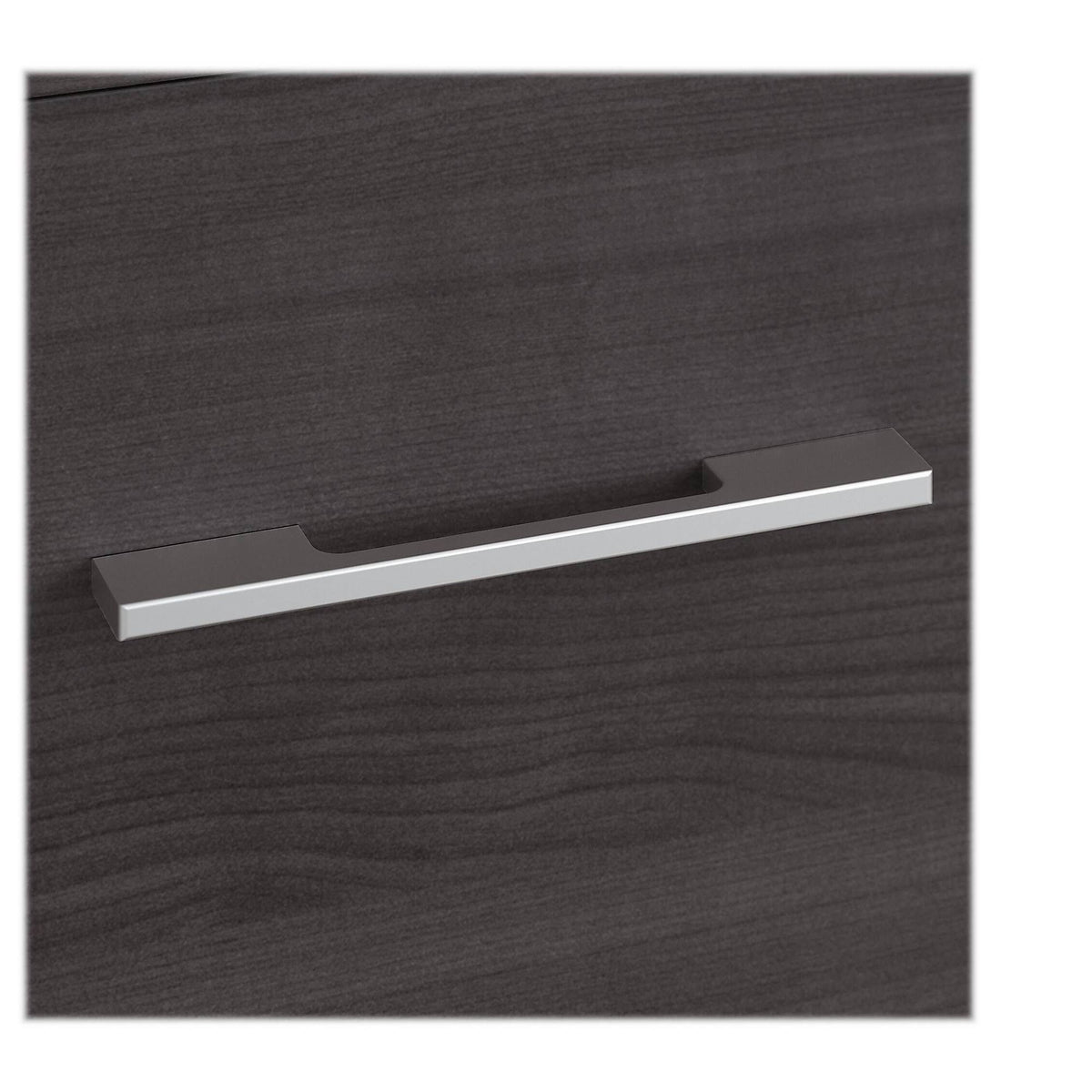 Storm Gray Storage Cabinet with Drawers and Shelves U216908