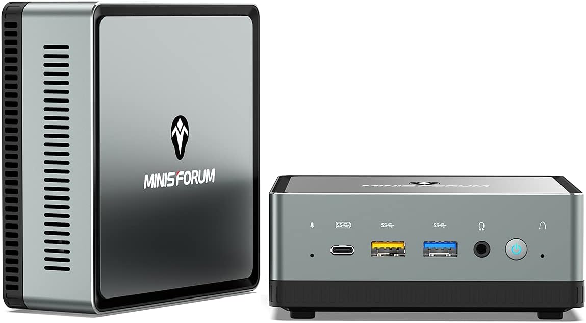 Mini PC AMD Ryzen 7 3750H 16 GB RAM 512 GB PCIe SSD Radeon RX Vega 10 Graphics Dual WiFi BT 5.1 HDMI Display USB-C RJ45 4X USB 3.0 Ports Small Form Factor L878