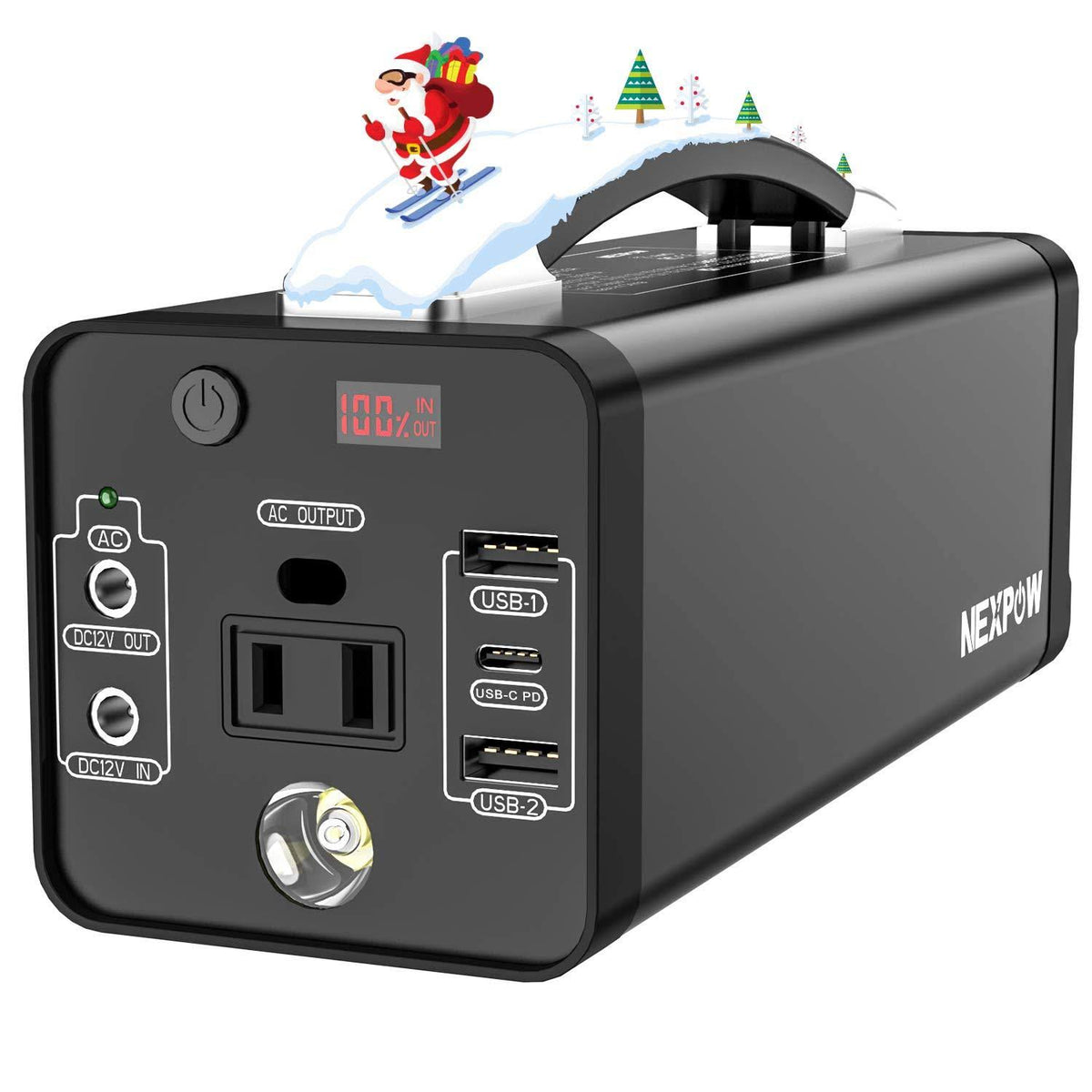 Portable Power Station 178Wh Solar Generator with 110V Z609