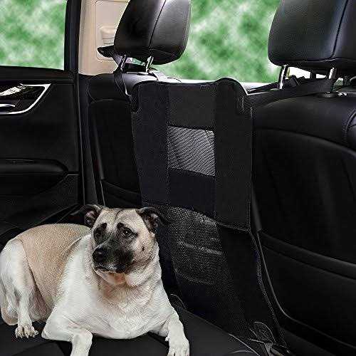 Padded Durable Nylon Dog Car Backseat Barrier W262448