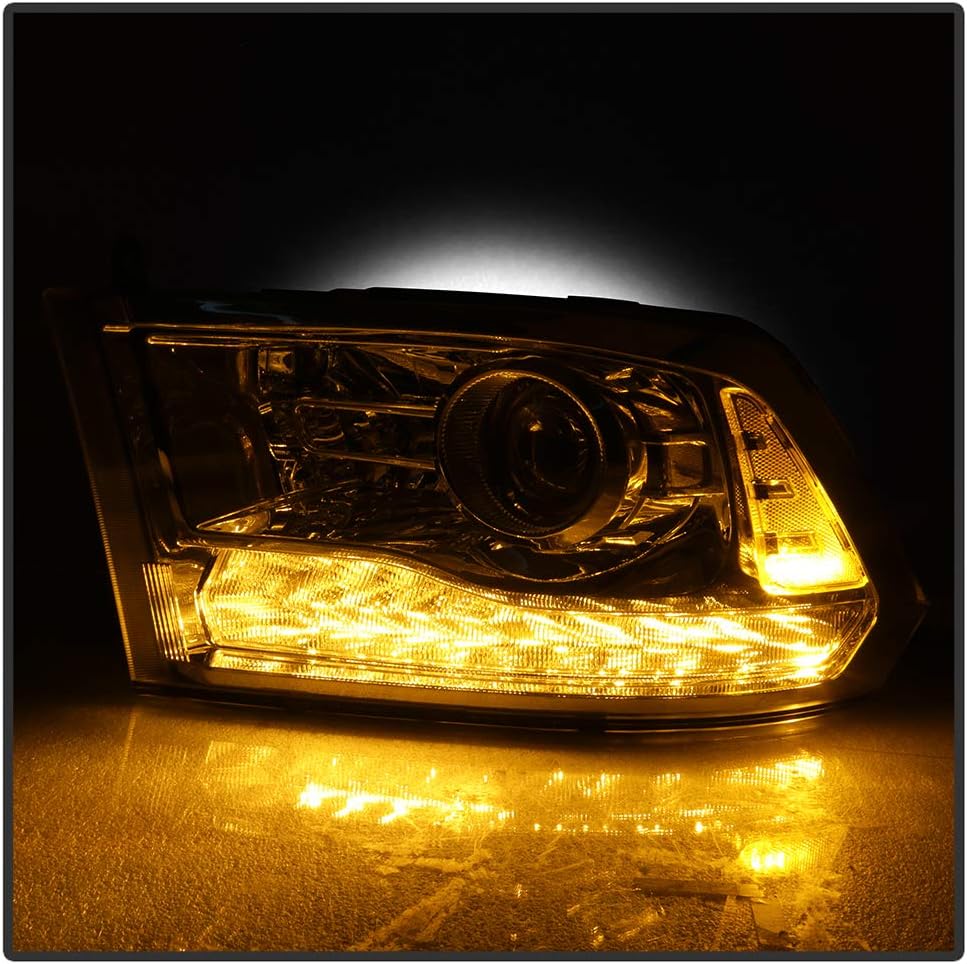 Chrome Headlights Pair Set Left+Right J734