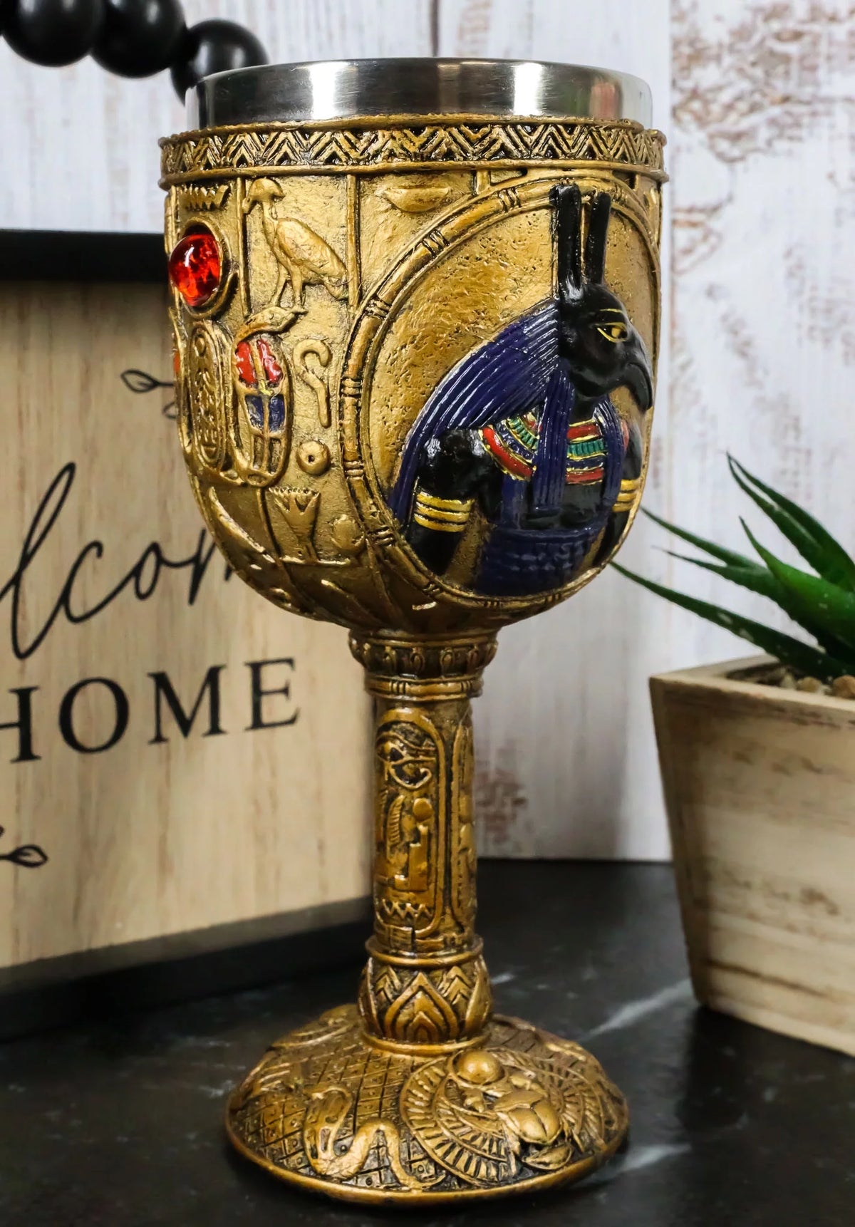 Egyptian Wine Goblet 6oz E238491