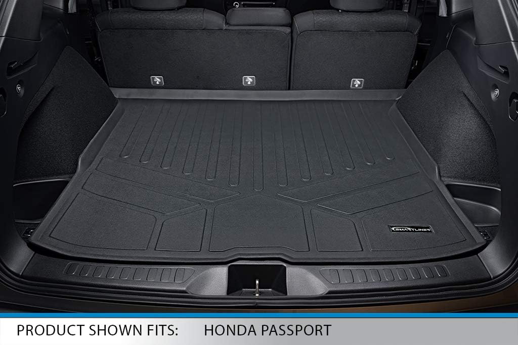 Custom Fit Floor Mats 2 Rows and Cargo Liner Set Black I562007