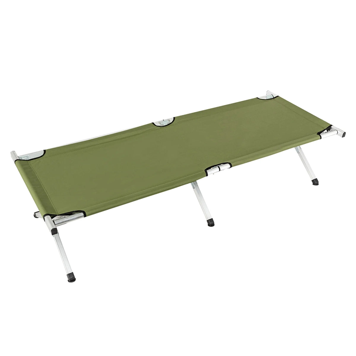 Army Green Portable Folding Camping Cot with Carrying Bag V50944