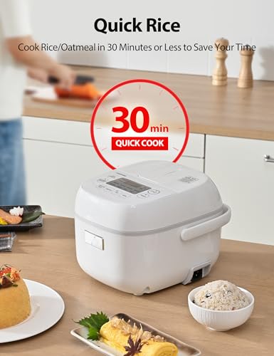 White 3 Cups Mini Rice Cooker E95930