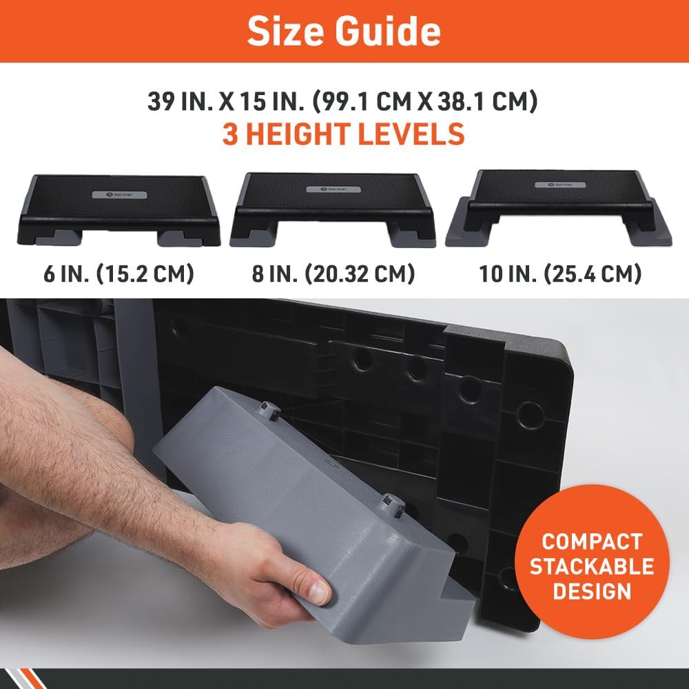 Gray/Black Aerobic Step Platform L906