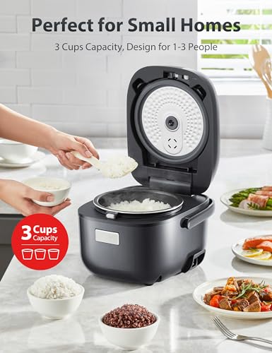 White 3 Cups Mini Rice Cooker E95930