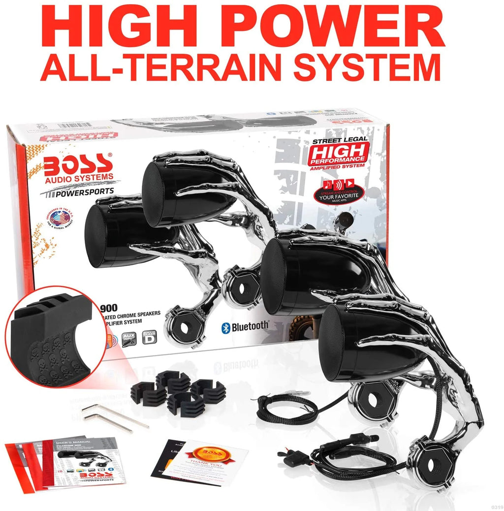 All-weather powered speaker system with built-in Bluetooth G342781