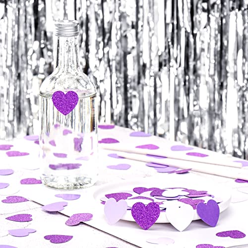 White-Gold Christmas Tree Star Confetti - 300pcs Party Decoration S223