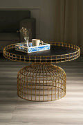 Round Glossy Coffee Table A6967