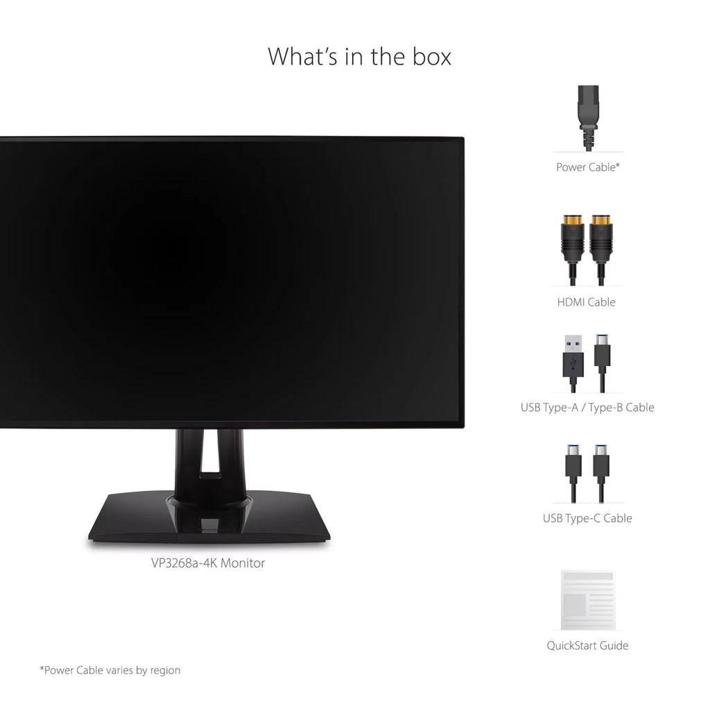 32 Inch IPS 4K Monitor with USB C P668