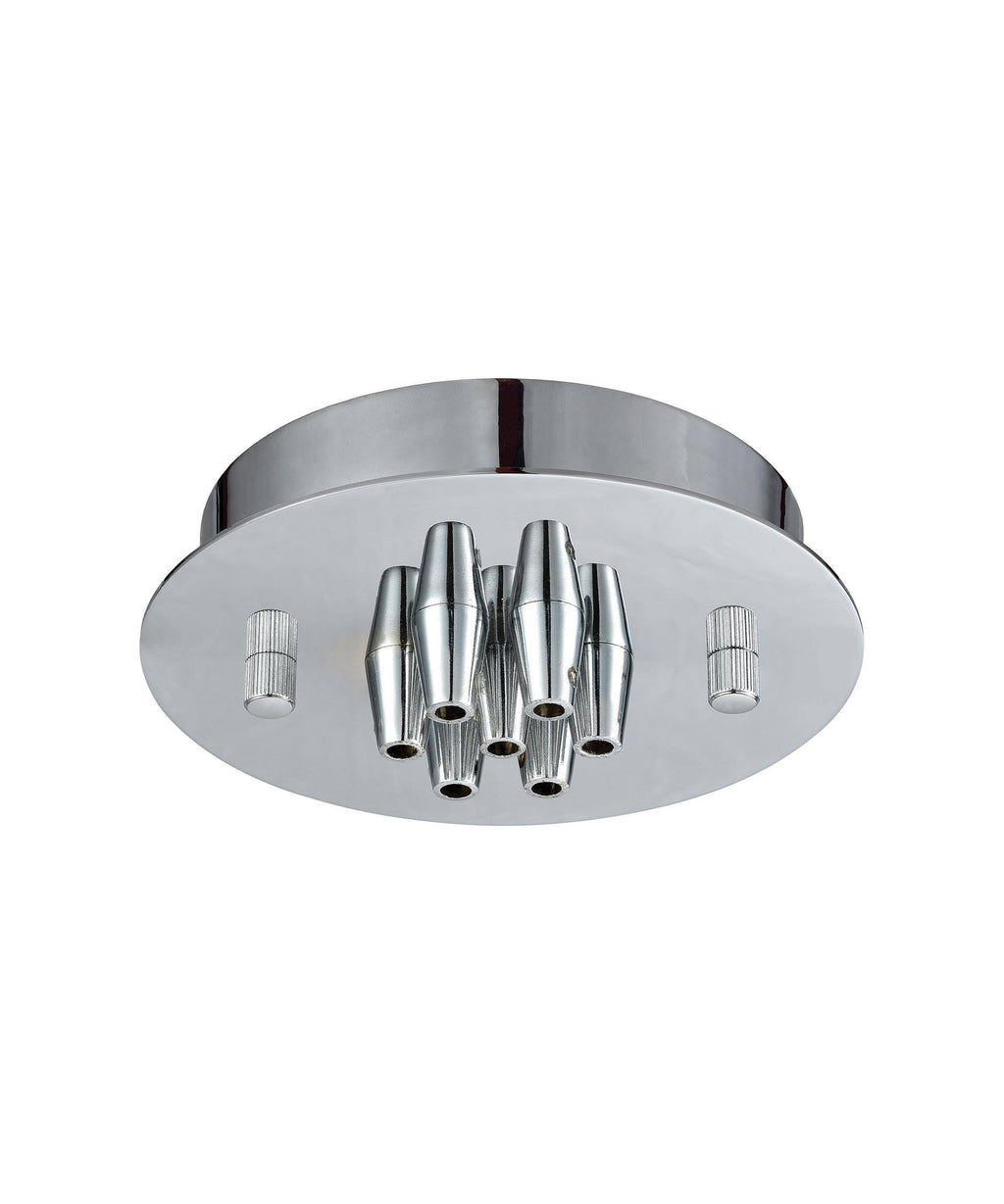 7 Light Small Round Canopy in Polished Chrome Y88623