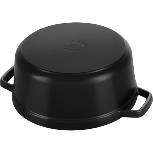 Black Matte Cast Iron Dutch Oven 5.5-qt X208916